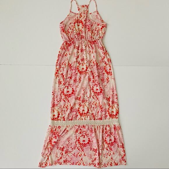 Mossimo | @ Floral Lace Spaghetti Strap Maxi Dress - Picture 2 of 7